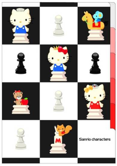 ハローキティ  5ポケットクリアファイルイメージ