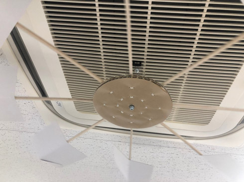 手作りハイブリッドファン、軸部分