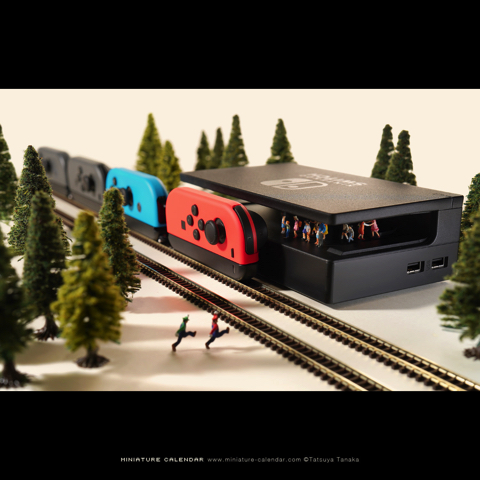 ミニチュア アート 田中達也 ニンテンドースイッチ