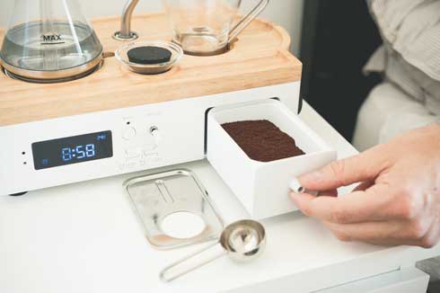 The Barisieur 淹れたて コーヒー ブリューワー付き 目覚まし時計 東京ギフトショー