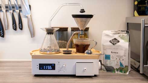 The Barisieur 淹れたて コーヒー ブリューワー付き 目覚まし時計 東京ギフトショー