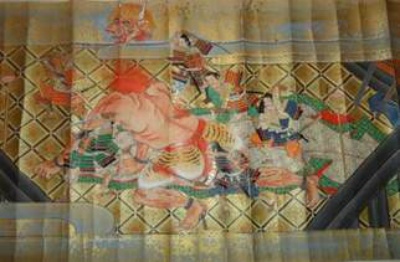 一部抜粋・酒呑童子の首をはねている