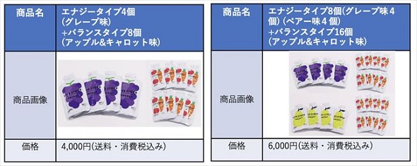 防災ゼリー「LIFE STOCK」