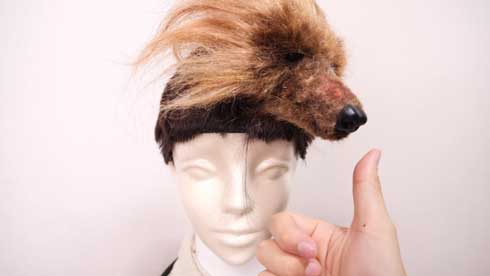 全て 人間の毛 人毛 犬 羊毛フェルト バレッタ 手作り マネキン 髪 圧倒的不審者の極み YouTube