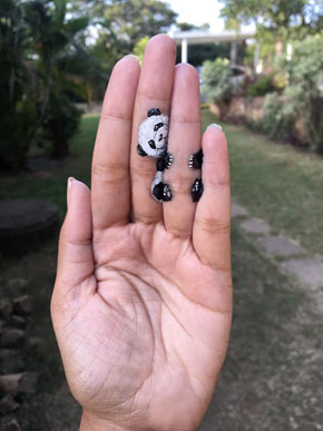 手のひらアート