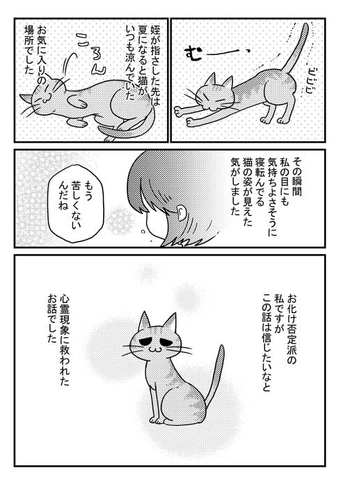 この夏体験した お化け 漫画 猫 姪っ子 見える 亡くなった 心霊現象 救われた