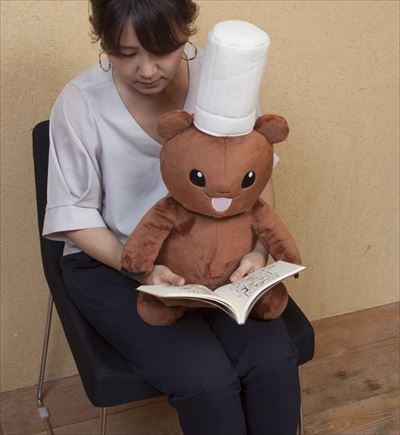 「こぐまのケーキ屋さん」のPCクッション