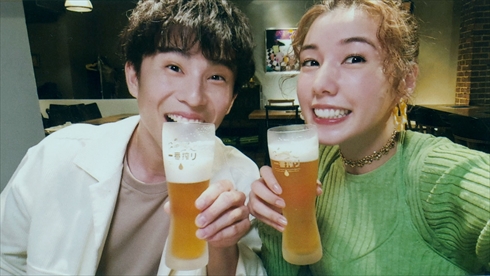 仲里依紗 中尾明慶 キリン一番搾り生ビール Web YouTube CM 共演