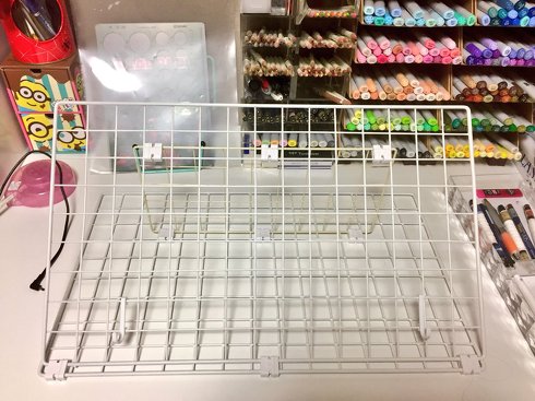 ダイソーグッズで傾斜台