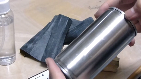 スチール缶 磨く 研磨