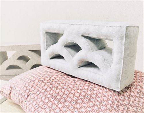 透かしブロックのぬいぐるみ