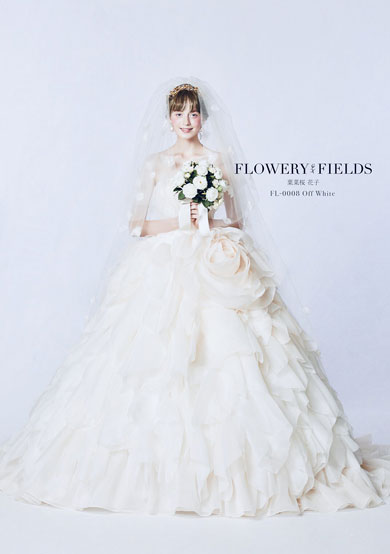 葉菜桜花子 お花のドレス 花言葉 ウエディングドレス ブランド 絵