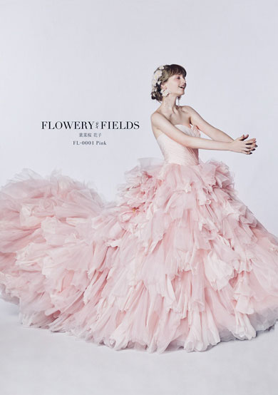 葉菜桜花子 お花のドレス 花言葉 ウエディングドレス ブランド 絵