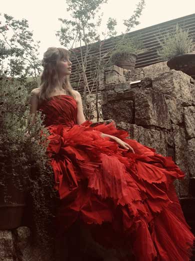 葉菜桜花子 お花のドレス 花言葉 ウエディングドレス ブランド 絵