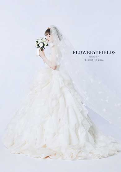 葉菜桜花子 お花のドレス 花言葉 ウエディングドレス ブランド 絵