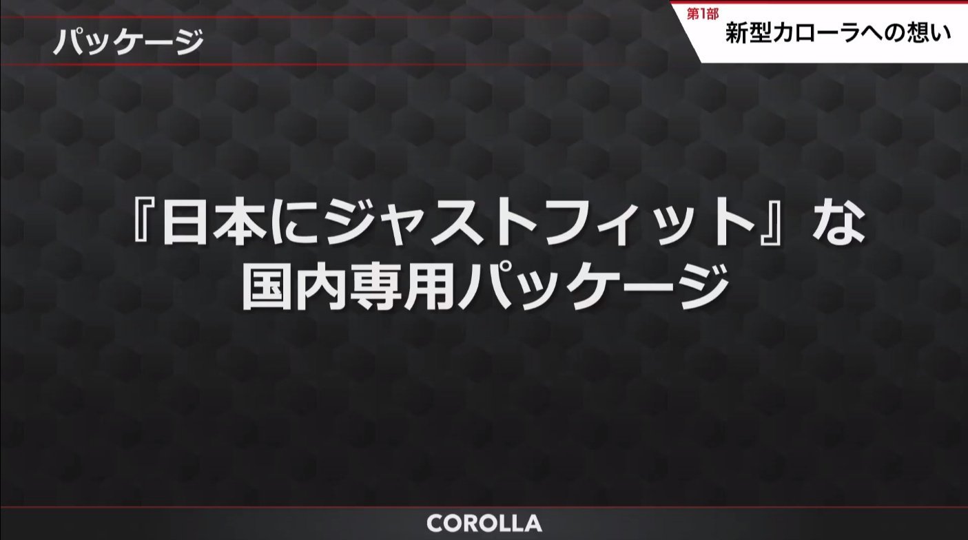 トヨタ カローラ 新型 12代目 ツーリング ワゴン スポーツ