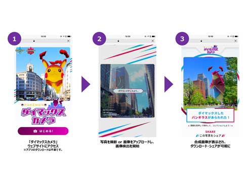 Pokemon ダイマックスカメラ ポケットモンスター ソード シールド 巨大化