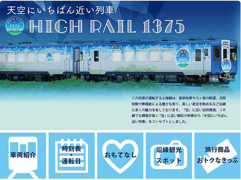 青春18きっぷ 小海線 "HIGH RAIL 1375"