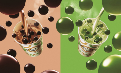 ホットタピオカドリンク