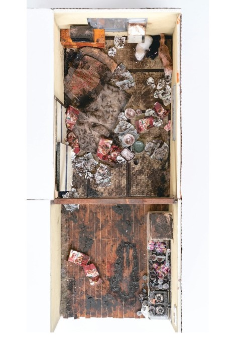 孤独死ミニチュア