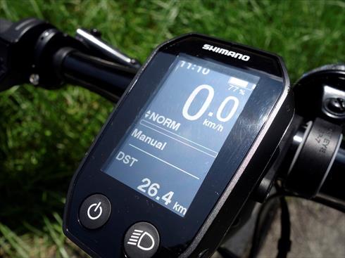 ここまで26.4キロ走行。バッテリー残量は77%