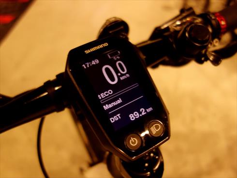 走行距離89.2km、バッテリー残量は5%