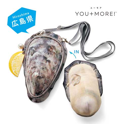 牡蠣 レモン バッグ ポーチ ハンカチ JR西日本 フェリシモ 広島