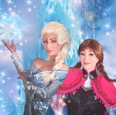 叶姉妹 美香 恭子 コスプレ アナ雪 アナと雪の女王 アナ エルサ インスタ