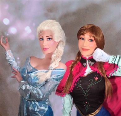 叶姉妹 美香 恭子 コスプレ アナ雪 アナと雪の女王 アナ エルサ インスタ
