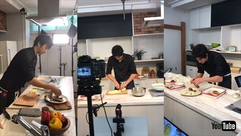 速水もこみち M’s TABLE YouTube チャンネル 料理 MOCO’Sキッチン 開設