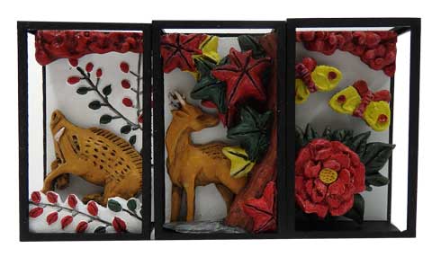 立体花札図鑑 花札 フィギュア カプセルトイ ガチャ トイズキャビン