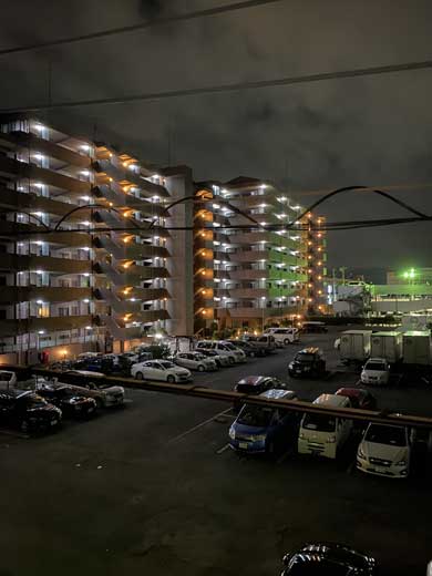 iPhone6 iPhone11Pro カメラ 比較 写真 夜景 ナイトモード