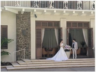 小林麻耶 夫婦 結婚 あきら。ウエディングフォト ハワイ ハレクラニ ブログ ホテル