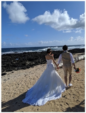 小林麻耶 夫婦 結婚 あきら。ウエディングフォト ハワイ ハレクラニ ブログ