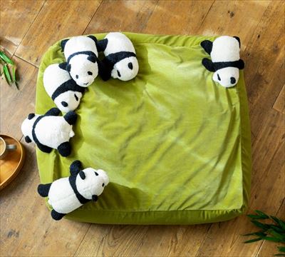 フェリシモ　パンダクッションソファ