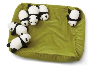 フェリシモ　パンダクッションソファ