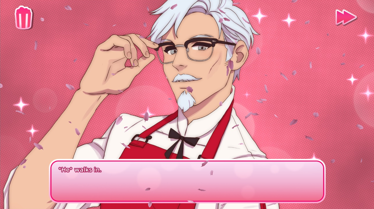 KFC公式はカーネルおじさんをどうしたいんだよ！　話題の「カーネルおじさんとデートできる恋愛ゲーム」を遊んでみた