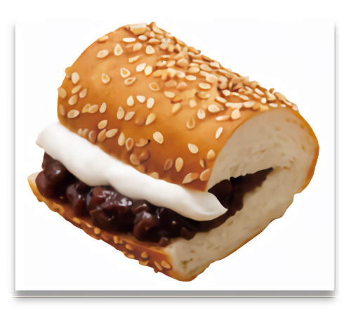 あんこのサンドイッチ