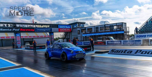 VW ルポ 魔改造 ドラッグレース コンパクトカー 軽自動車 1800馬力