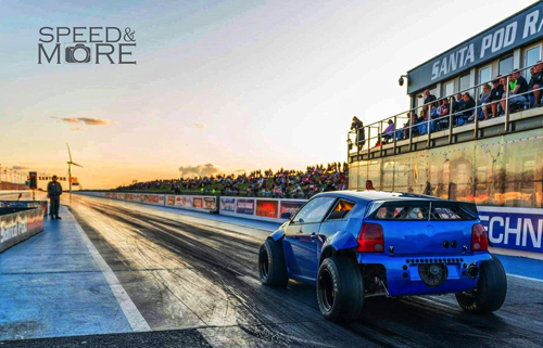 VW ルポ 魔改造 ドラッグレース コンパクトカー 軽自動車 1800馬力