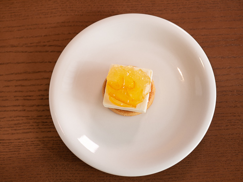 ソルティチーズケーキ　調理過程３