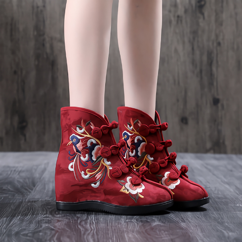 秋冬中華シューズ