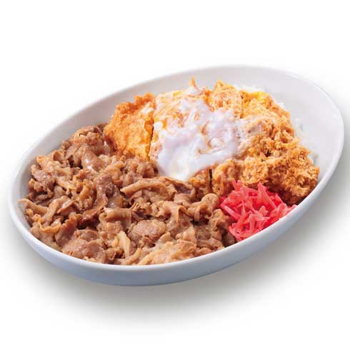 かつや 牛丼カツ丼 牛肉 豚肉 SUPER HUNGRY SALE