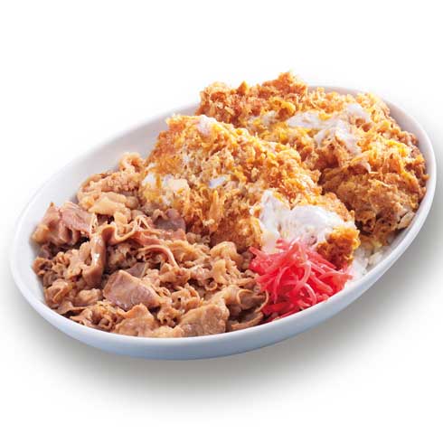 かつや 牛丼カツ丼 牛肉 豚肉 SUPER HUNGRY SALE