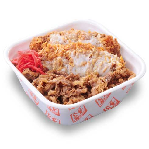 かつや 牛丼カツ丼 牛肉 豚肉 SUPER HUNGRY SALE
