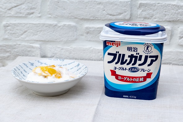 明治ブルガリアヨーグルト腸いい足しレシピ