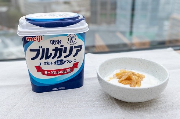 明治ブルガリアヨーグルト腸いい足しレシピ