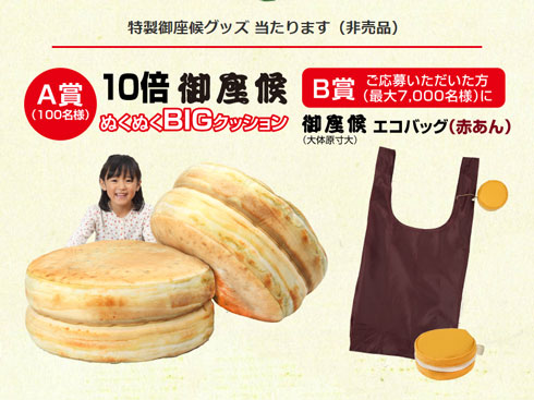 御座候クッションの画像