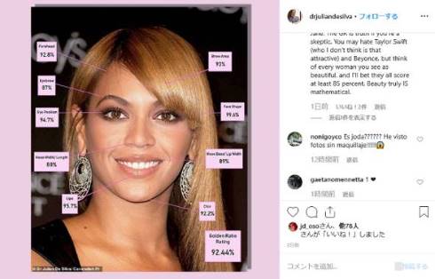 黄金比 ビヨンセ