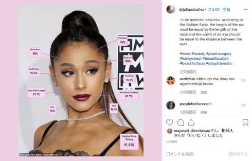 黄金比 アリアナ・グランデ